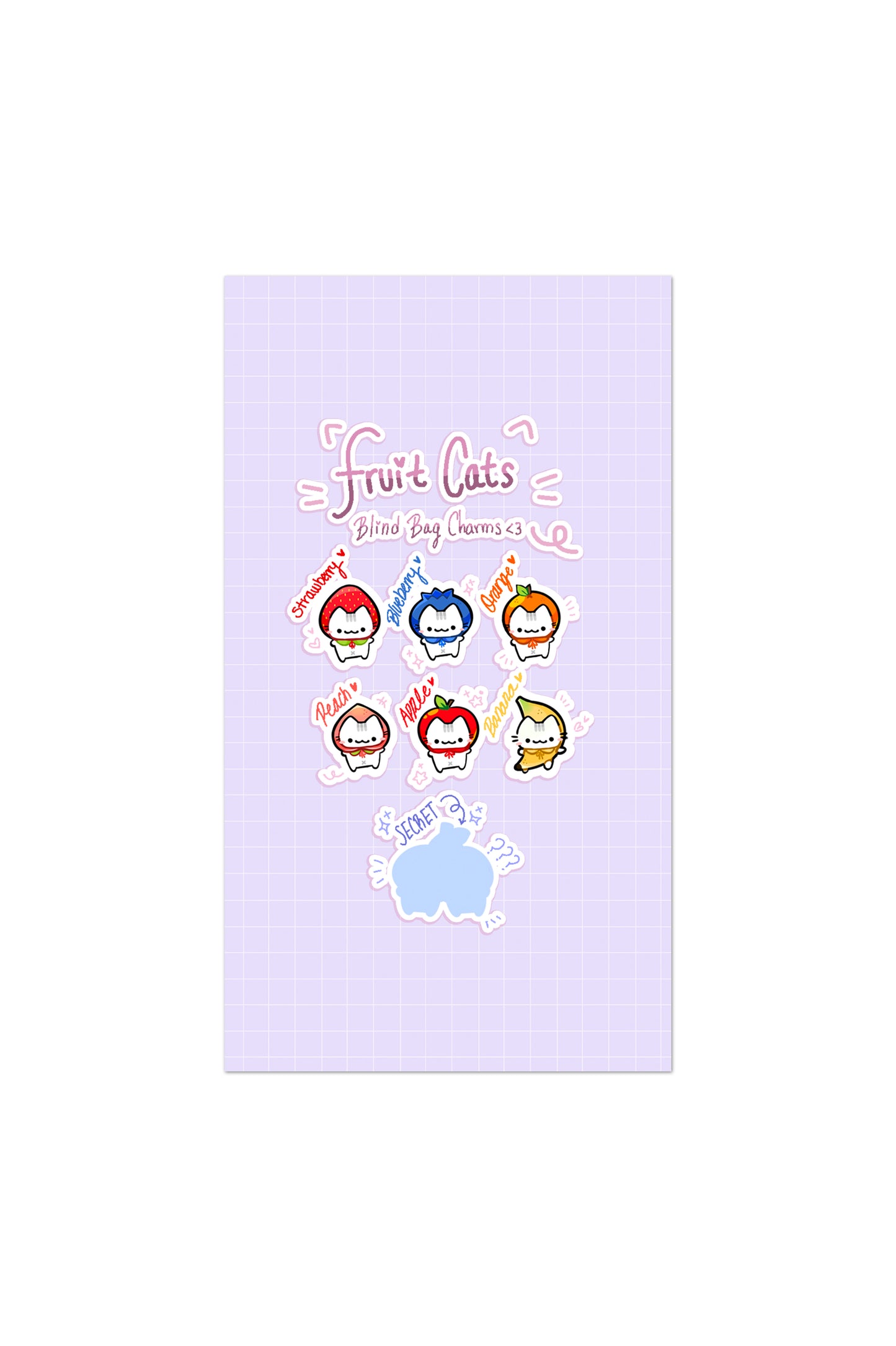 basil cat phone charm blind bag