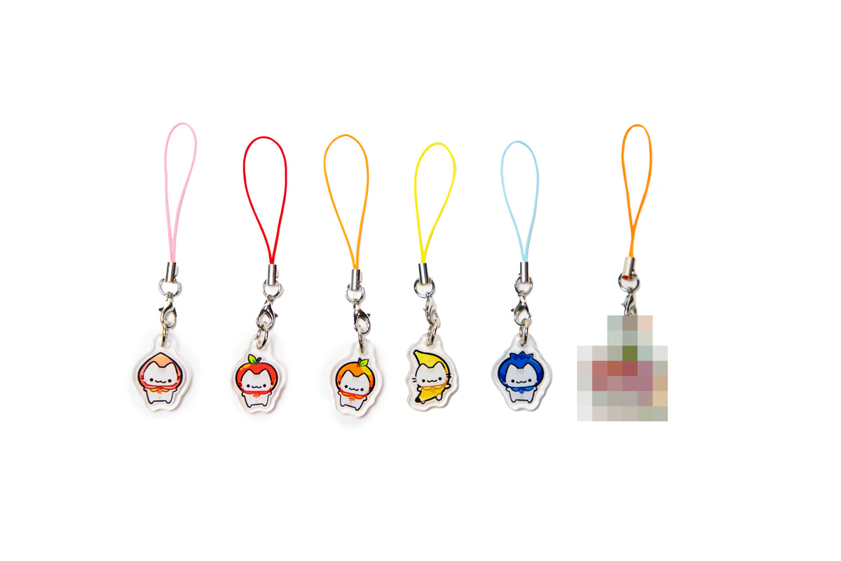 basil cat phone charm blind bag