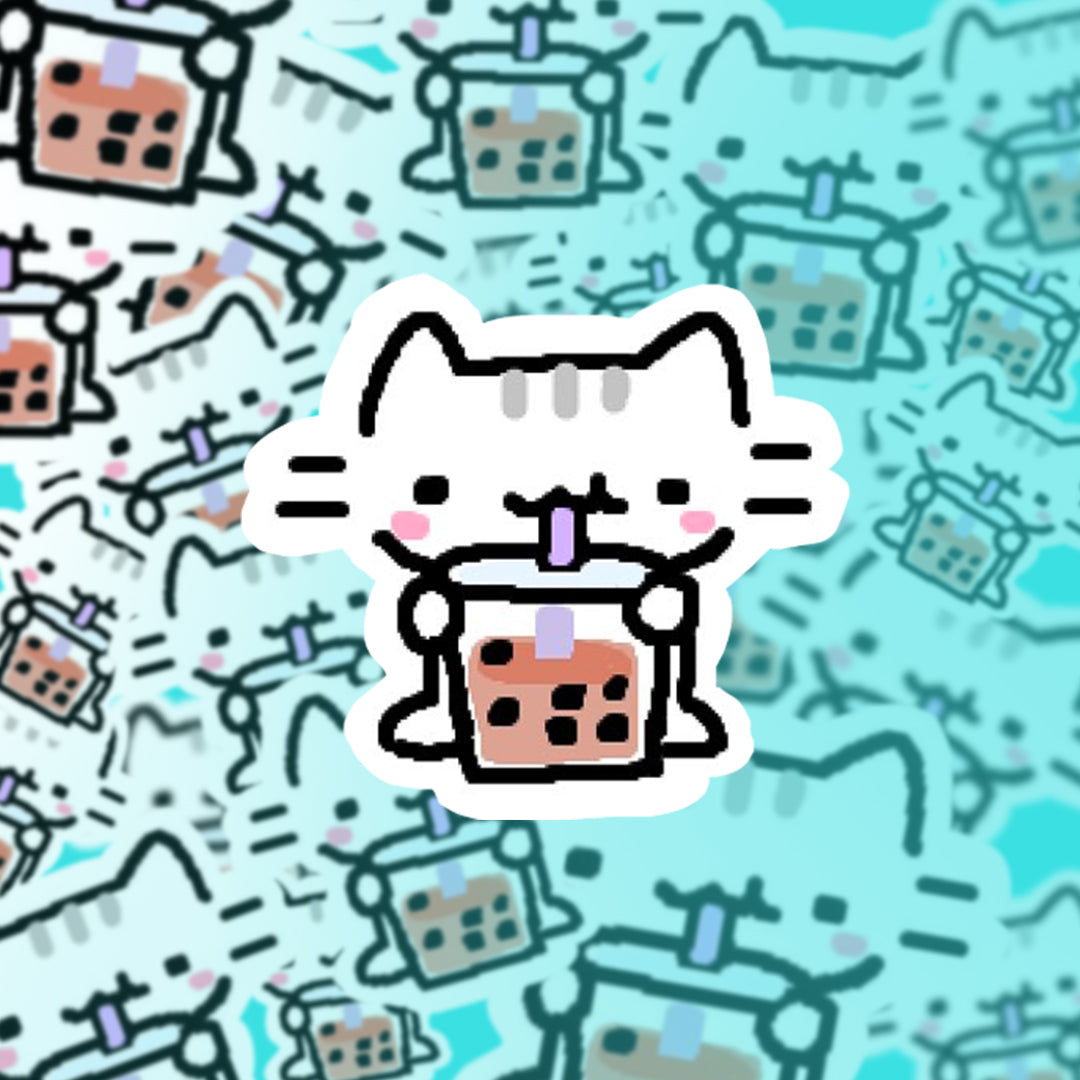 Basil Sticker Pack -Silly Cats