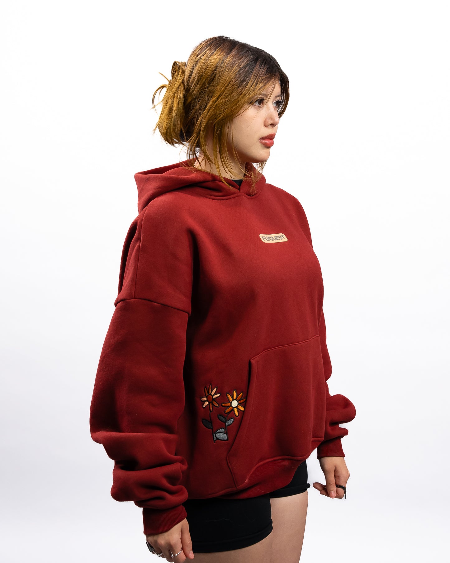 Pocket Flower Hoodie