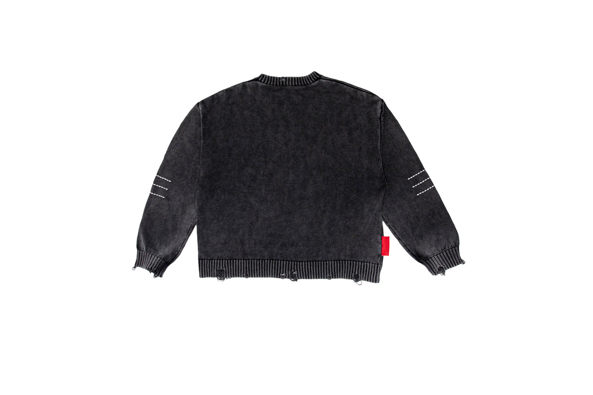 'cat scratched my sweater' knit