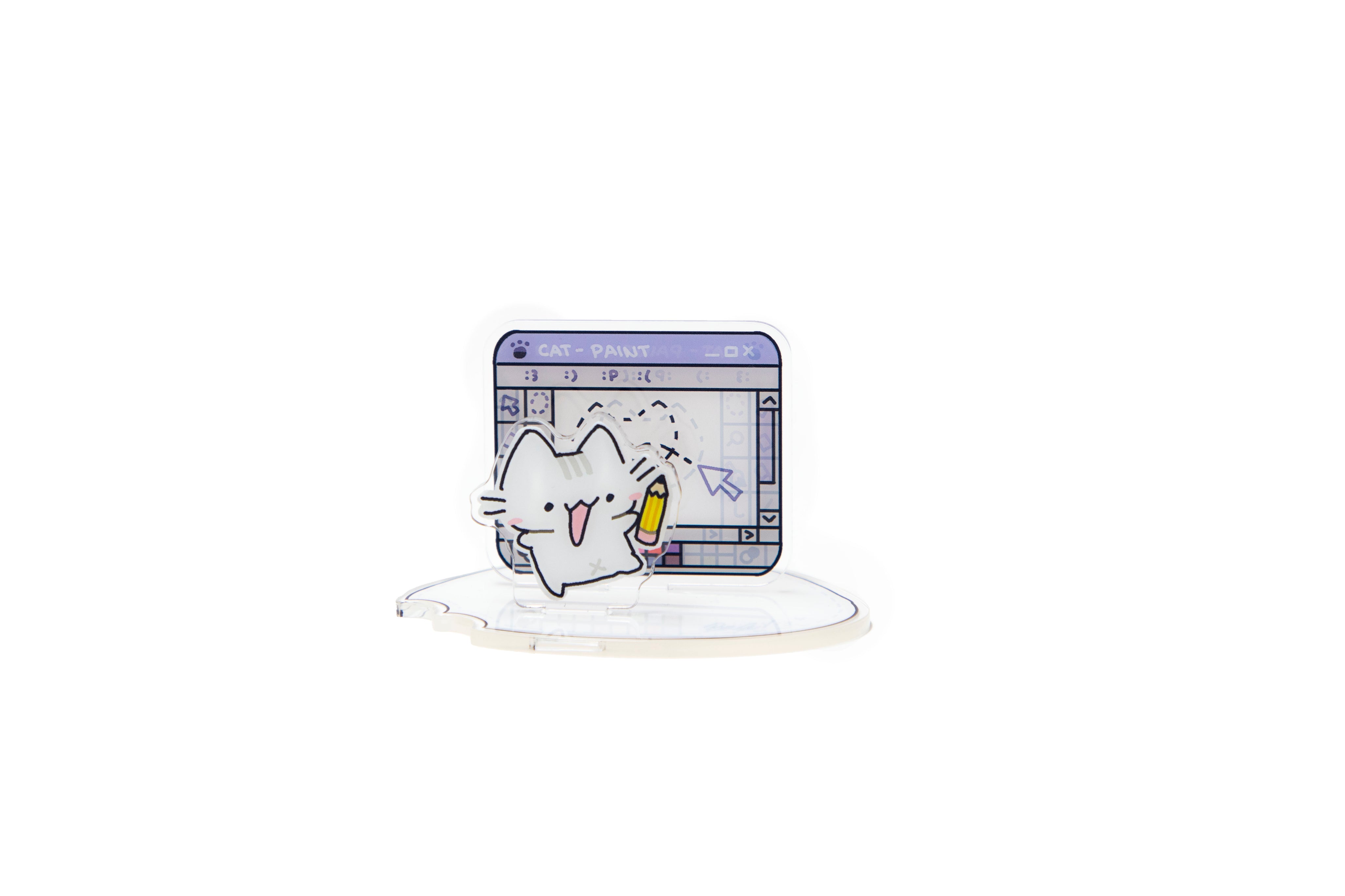 basil cat standee
