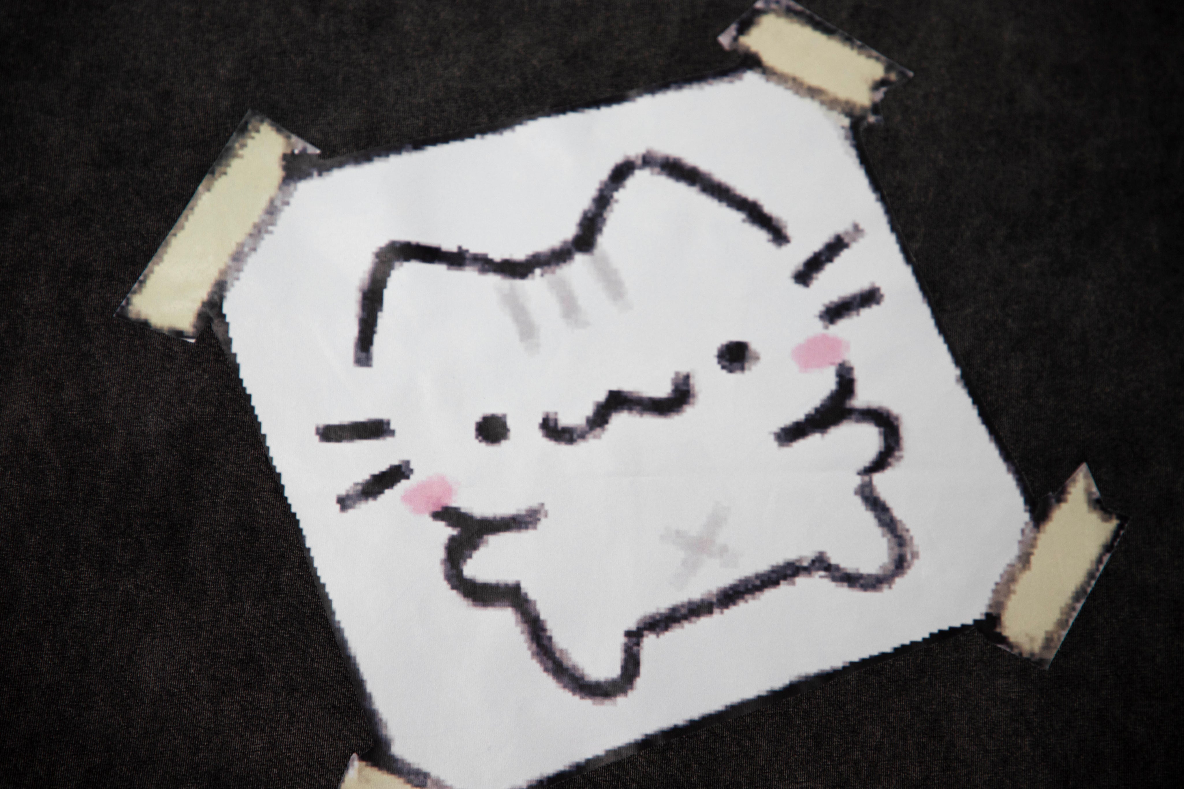 basil 'i drew this' tee shirt