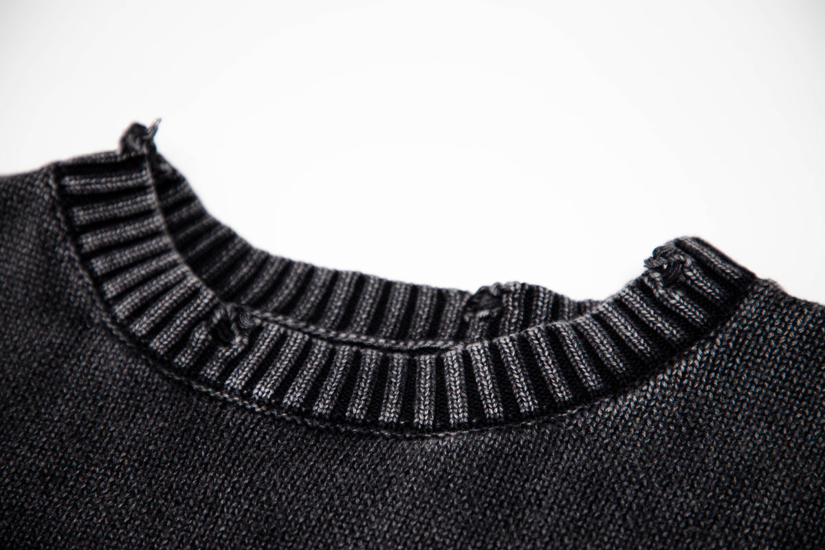 'cat scratched my sweater' knit