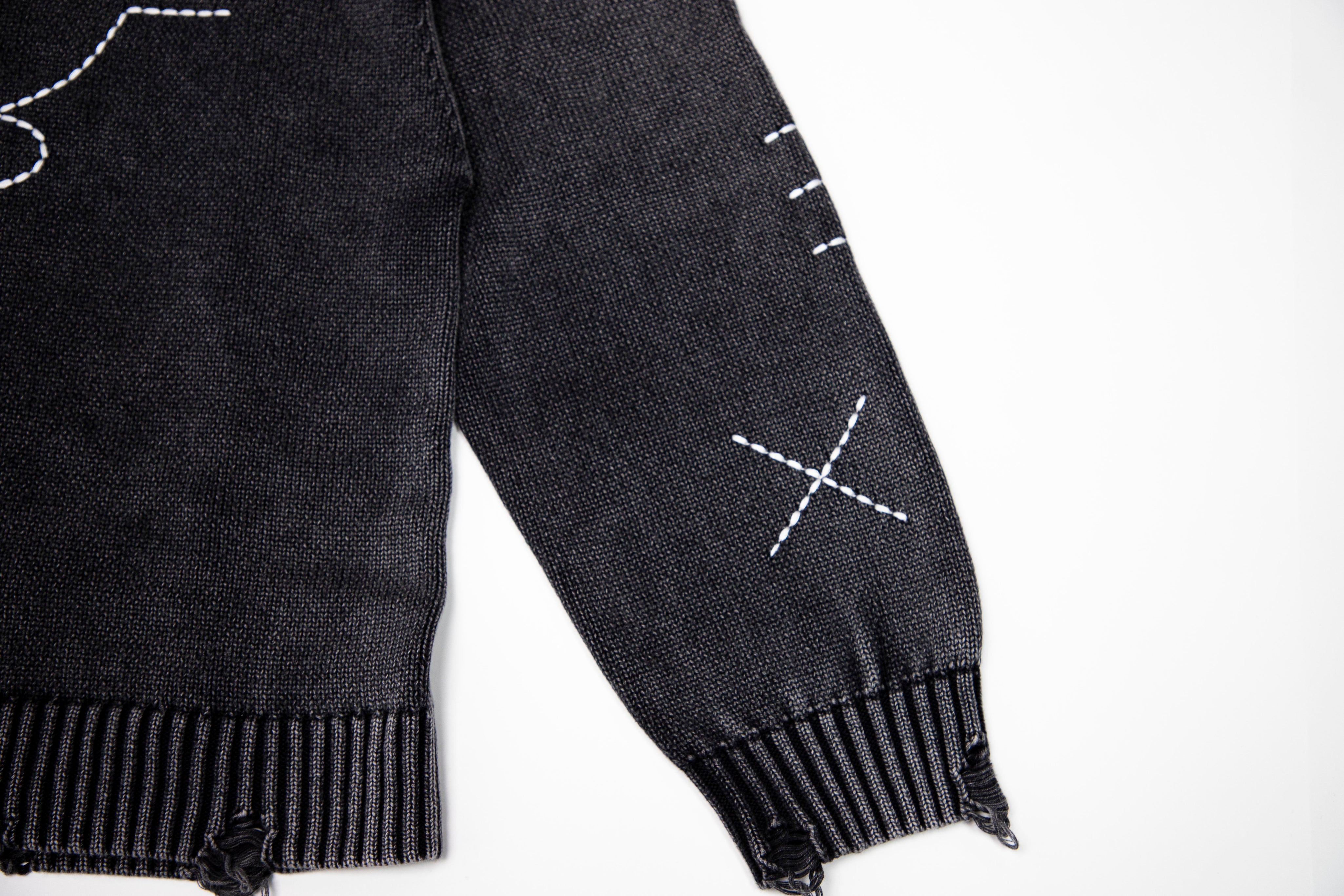 'cat scratched my sweater' knit