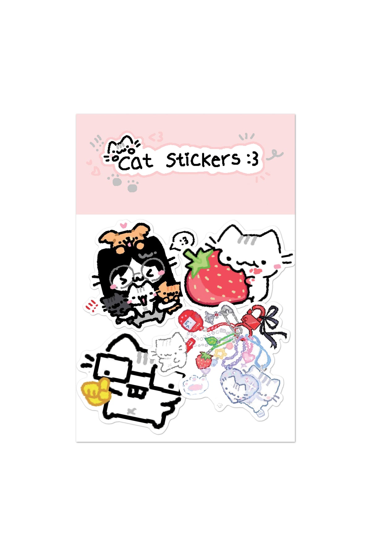 basil stickerpack cats